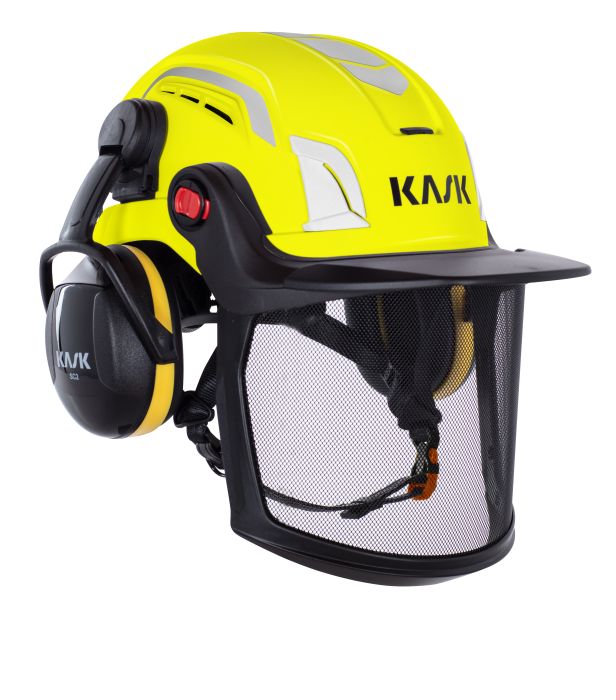 KASK helmet combination Zenith X PL, yellow, EN 12492